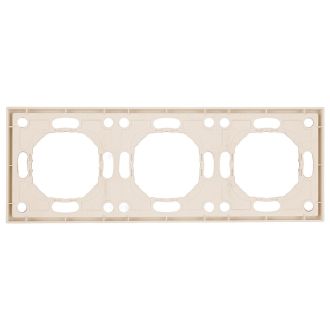 Рамка STEKKER, PFR00-5003-08 3-местная, серия Эмили, кашемир, soft touch, 49912