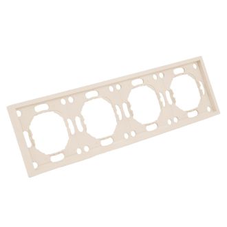 Рамка STEKKER, PFR00-5004-08 4-местная, серия Эмили, кашемир, soft touch, 49913