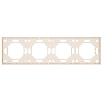 Рамка STEKKER, PFR00-5004-08 4-местная, серия Эмили, кашемир, soft touch, 49913