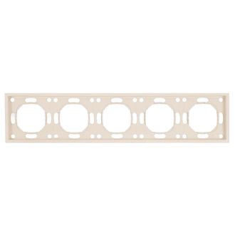 Рамка STEKKER, PFR00-5005-08 5-местная, серия Эмили, кашемир, soft touch, 49914