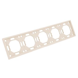 Рамка STEKKER, PFR00-5005-08 5-местная, серия Эмили, кашемир, soft touch, 49914