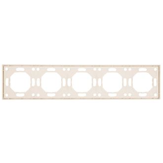 Рамка STEKKER, PFR00-5005-08 5-местная, серия Эмили, кашемир, soft touch, 49914