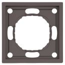 Рамка STEKKER, PFR00-5001-09 1-местная, серия Эмили, антрацит, soft touch, 49936