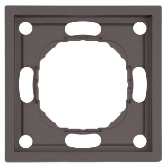 Рамка STEKKER, PFR00-5001-09 1-местная, серия Эмили, антрацит, soft touch, 49936