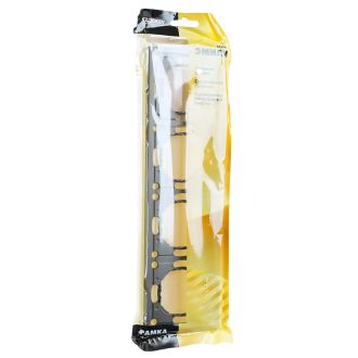 Рамка STEKKER, PFR00-5004-09 4-местная, серия Эмили, антрацит, soft touch, 49939