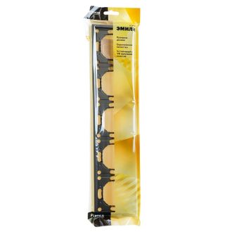 Рамка STEKKER, PFR00-5005-09 5-местная, серия Эмили, антрацит, soft touch, 49940