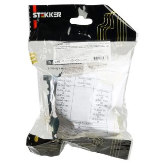 Розетка компьютерная 2-местная RJ-45 (механизм) STEKKER GLS00-7109-02, серия Катрин, шампань, 50004