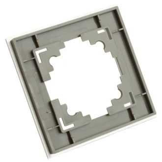 Рамка 1-местная, серебро, STEKKER, MFR00-7001-03, серия Катрин, серебро, 50011