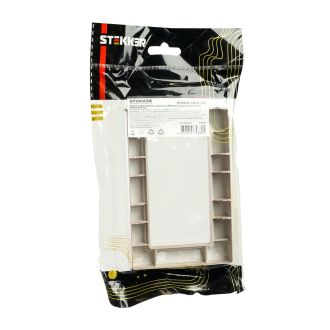 Рамка 2-местная (без перемычки), пластик, STEKKER, PFR00-7012-02, серия Катрин, шампань, 50049