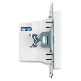 Розетка USB 2-местная + type C (механизм), STEKKER GLS10-7116-01, 250В, 3А, max 20W, серия Катрин, белый, 50051