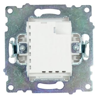 Розетка USB 2-местная + type C (механизм), STEKKER GLS10-7116-01, 250В, 3А, max 20W, серия Катрин, белый, 50051