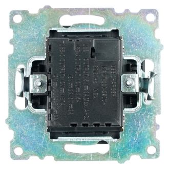 Розетка 2-местная USB + type C (механизм), STEKKER GLS10-7116-05, 250B, 3А, серия Катрин, черный, 50055