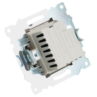 Розетка 2-местная USB + type C, STEKKER GLS10-7116-04, 250В, 3А, max 20W, серия Катрин, шоколад, 50057