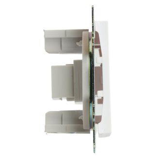 Розетка HDMI 2.1, Type A (механизм), STEKKER GLS00-7118-01, серия Катрин, белый, 50058
