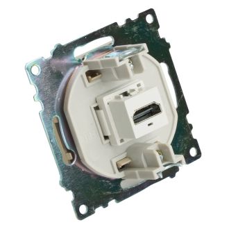 Розетка HDMI 2.1, Type A (механизм), STEKKER, GLS00-7118-08, серия Катрин, золото, 50060