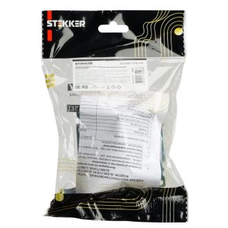 Розетка HDMI 2.1, Type A (механизм), STEKKER GLS00-7118-03, серия Катрин, серебро, 50061
