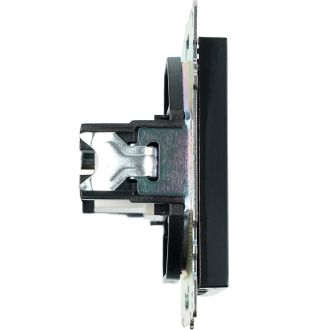 Розетка HDMI 2.1, Type A (механизм), STEKKER GLS00-7118-05, серия Катрин, черный, 50062