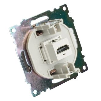 Розетка HDMI 2.1, Type A (механизм), STEKKER GLS00-7118-04, серия Катрин, шоколад, 50064