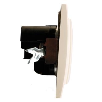 Розетка 1-местная с/з STEKKER, PST16-9016-02, 250В, 16А с USB+ type C, серия Эрна, слоновая кость, 50077