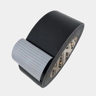Армированная клейкая лента STEKKER INTP4-02148-40 0,21*48 мм, 40м, на тканевой основе, черный, 50083