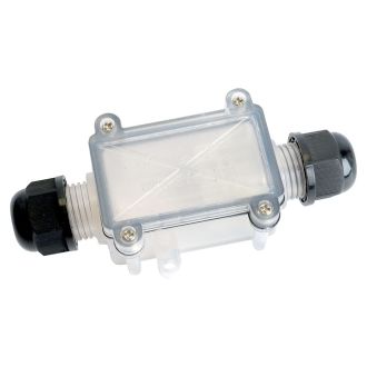Коробка распределительная LD536 водонепроницаемая на 2 выхода, 450V, 115х53х36, прозрачный, STEKKER, 50128
