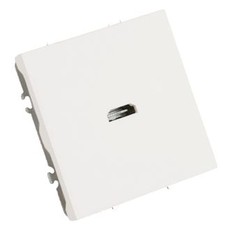 Розетка HDMI 2.0 Type A (механизм), STEKKER, серия Эмили, RST00-5118-01, белый фарфор, soft touch, 50163