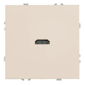 Розетка HDMI 2.0 Type A (механизм), STEKKER, серия Эмили, RST00-5118-08, кашемир, soft touch, 50169