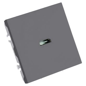 Розетка HDMI 2.0 Type A (механизм), серия Эмили, STEKKER, RST00-5118-10, платиново-серый, soft touch, 50170