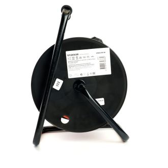Удлинитель на катушке Stekker STD03-44-30 Standart 4-местный с/з ПВС 3*1,5, оранжевый, 16А, IP44, 30м (80102), 50172