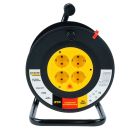 Катушка без провода 4-местная со шторками STD40, STEKKER, 50177 Катушка без провода 4-местная со шторками STD40, STEKKER, 50177