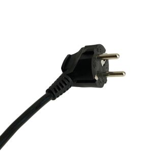 Удлинитель-рулетка с ручкой STD06-40-50 Standart 4 розетки с/з ПВС 3*1, черный, 16А, IP20, 10м, STEKKER, 50179