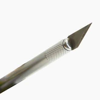 Нож макетный, 5 доп. лезвий, алюминий, STEKKER KMU-40-S, 50196