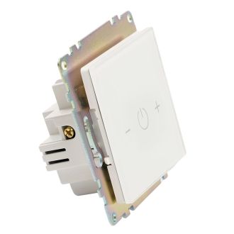 Выключатель диммирующий сенсорный (механизм) 250В, 150W, серия Катрин, белый, STEKKER, 50276