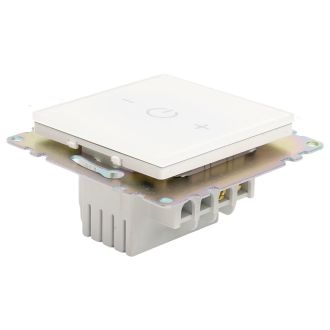 Выключатель диммирующий сенсорный (механизм) 250В, 150W, серия Катрин, белый, STEKKER, 50276