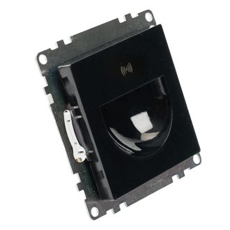 Подсветка встраиваемая LED c дд (механизм), 250В, 1W, 4000К, серия Катрин, черный, STEKKER, 50278