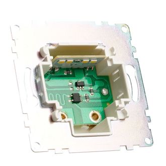 Подсветка встраиваемая LED (механизм), 250В, 1W, 4000К, серия Катрин, белый, STEKKER, 50281