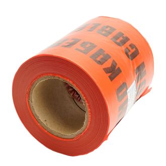 Лента сигнальная, 100 п.м.*150 мм*100 мкм, STEKKER красный/черный INTP10-150-100, 50298