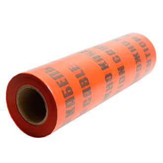 Лента сигнальная, 100 п.м.х450 ммх100 мкм, STEKKER красный/черный INTP10-450-100, 50301