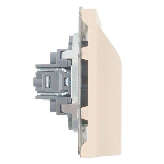 Кабельный вывод (механизм), STEKKER, серия Эмили, RST00-5119-08, кашемир, soft touch, 50362
