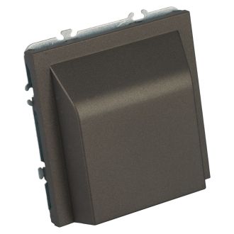 Кабельный вывод (механизм), STEKKER, серия Эмили, RST00-5119-09, антрацит, soft touch, 50363