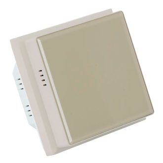 Терморегулятор Wi-Fi (механизм), STEKKER, 250В, 3500Вт, серия Эмили, RSW00-5119-08, кашемир, soft touch, 50427