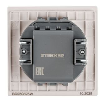 Кабельный вывод (механизм), STEKKER, серия Мия, RST00-3119-08, пудровый жемчуг, 50468