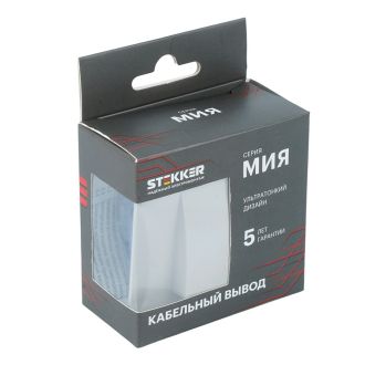 Кабельный вывод (механизм), STEKKER, серия Мия, RST00-3119-08, пудровый жемчуг, 50468
