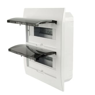 Бокс встраиваемый STEKKER EBX50-4/24-50 24 модуля, пластик, серия ArcaLight, 50515