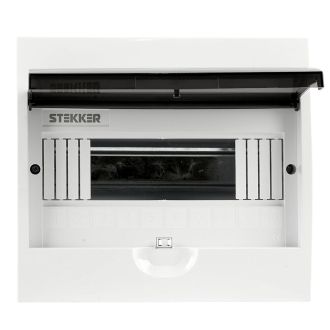 Бокс настенный STEKKER EBX50-5/10-50 10 модулей, пластик, серия ArcaLight, 50521
