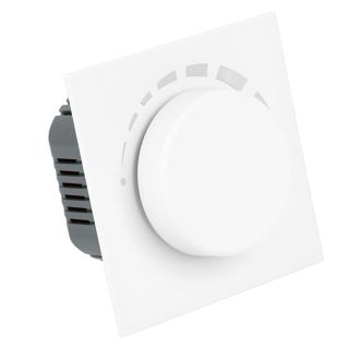 Выключатель диммирующий (механизм), STEKKER, 250В, 1200W, серия Мия, RSW10-3106-01, белая магнолия, 50566