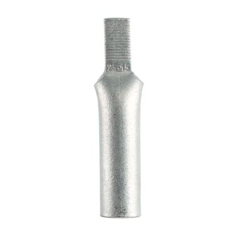 Наконечник штифтовой алюминиевый луженый НШАЛ 25-15, STEKKER LD-NSHAL-25-15, 50602 (комплект 50 шт.)