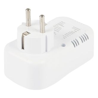 Реле напряжения для розетки STEKKER VP-100W-3M, 230В, 16A, белый, 50687