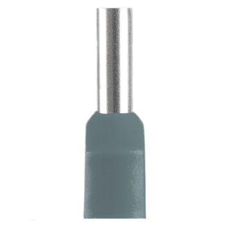 LD406-0508 Наконечник штыревой втулочный изолированный НШВИ(2) 0,5-8 (DIY упаковка 25 шт), STEKKER, 50709