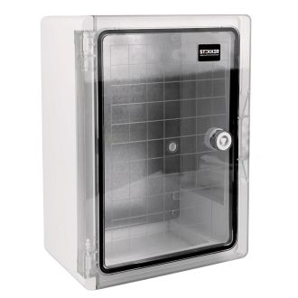 Корпус пластиковый ЩМПп STEKKER EBX60-6/05-65 IP65 c прозрачной дверью (350*250*150) пластик, серия ArcaWP65+, 50720